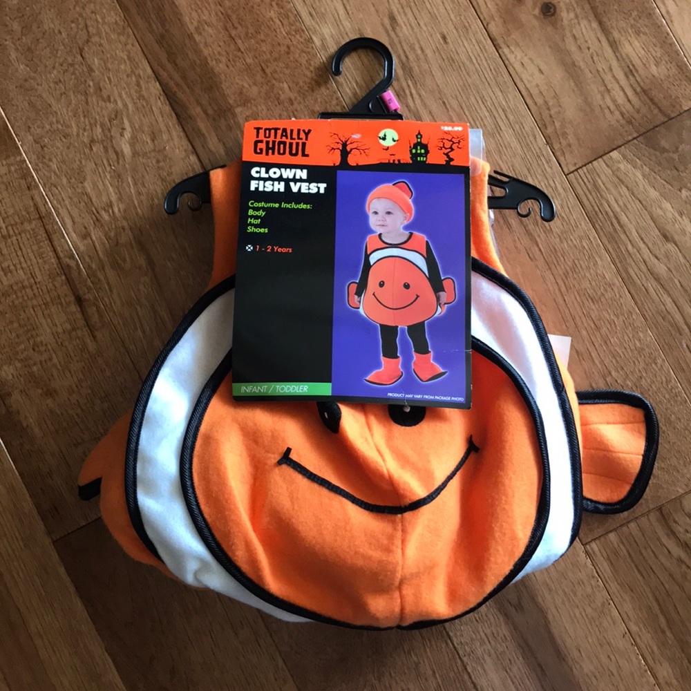 Clown Fish Vest/Costume